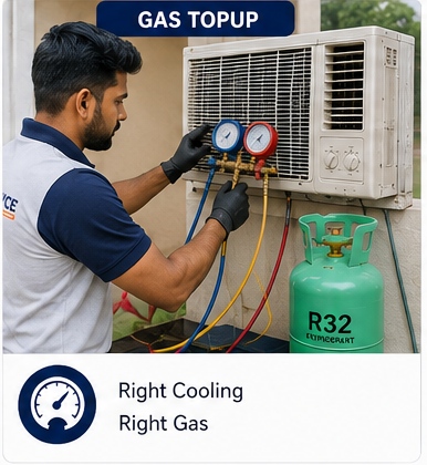 Gas Refilling - Professional AC Service