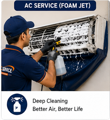 AC Service Jet Foam - Professional AC Service