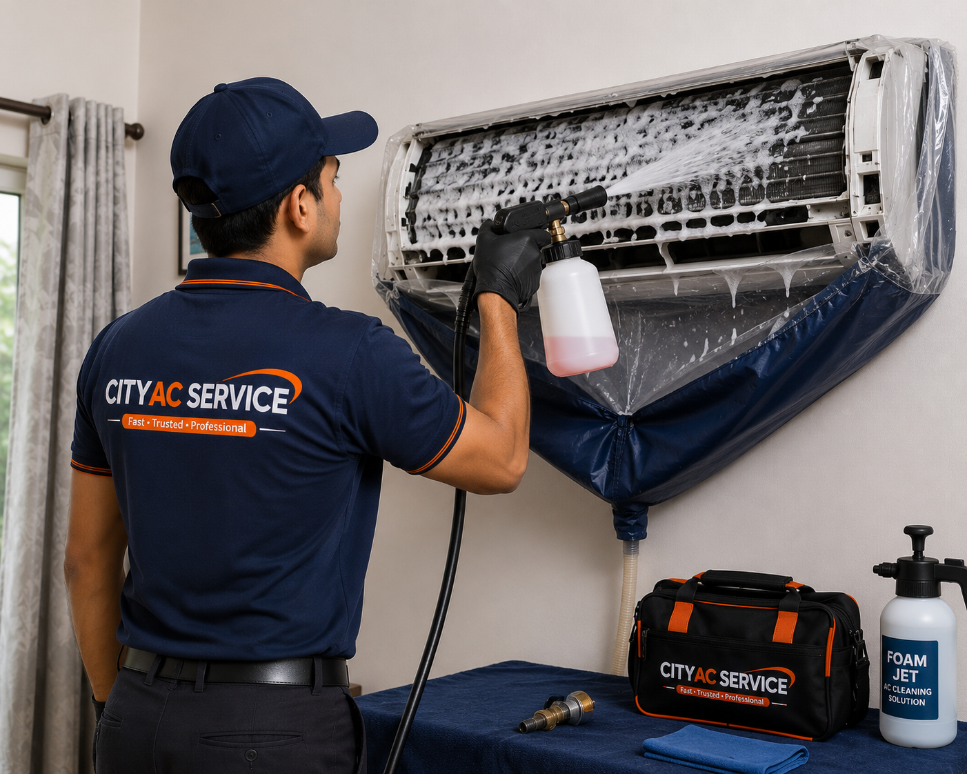 Foam Jet AC Service